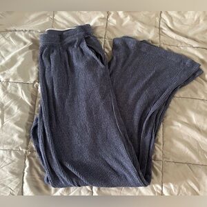 Aerie Off Duty Cozy Knit Ribbed Trouser PJ Pants
